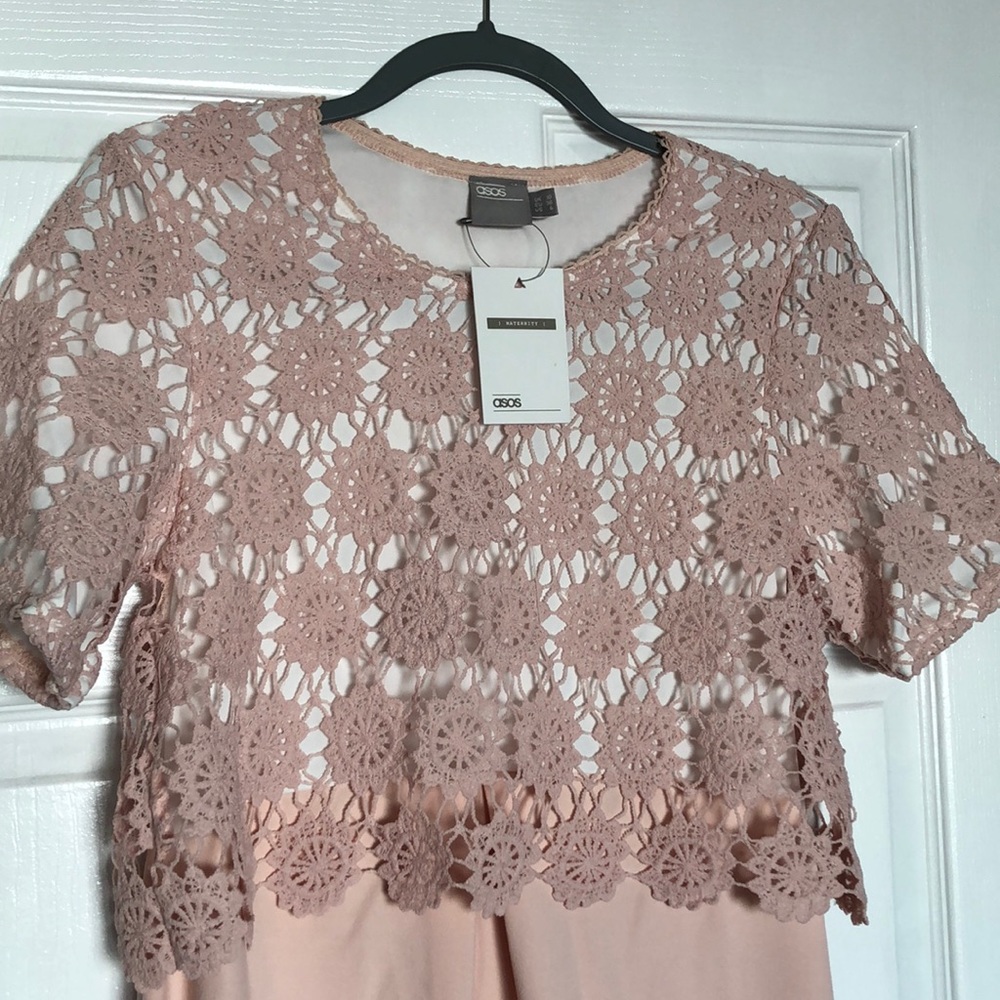 ASOS Maternity Blush Pink Dress - Picture 4 of 7